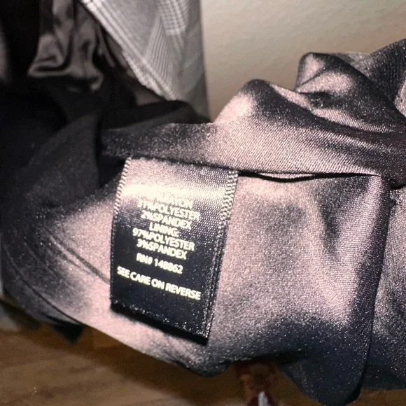 - Torrid Houndstooth Plaid Blazer Gray Black Open Front Size 1 1X - Picture 2 of 3